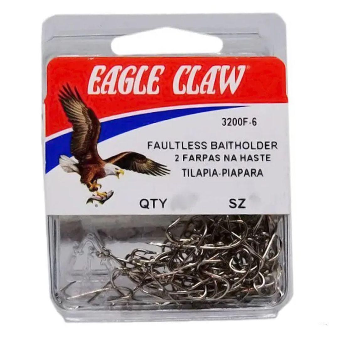 Anzol Eagle Claw 3200 c/50 — Ideal para Tucunaré e Traíra | Original com Garantia