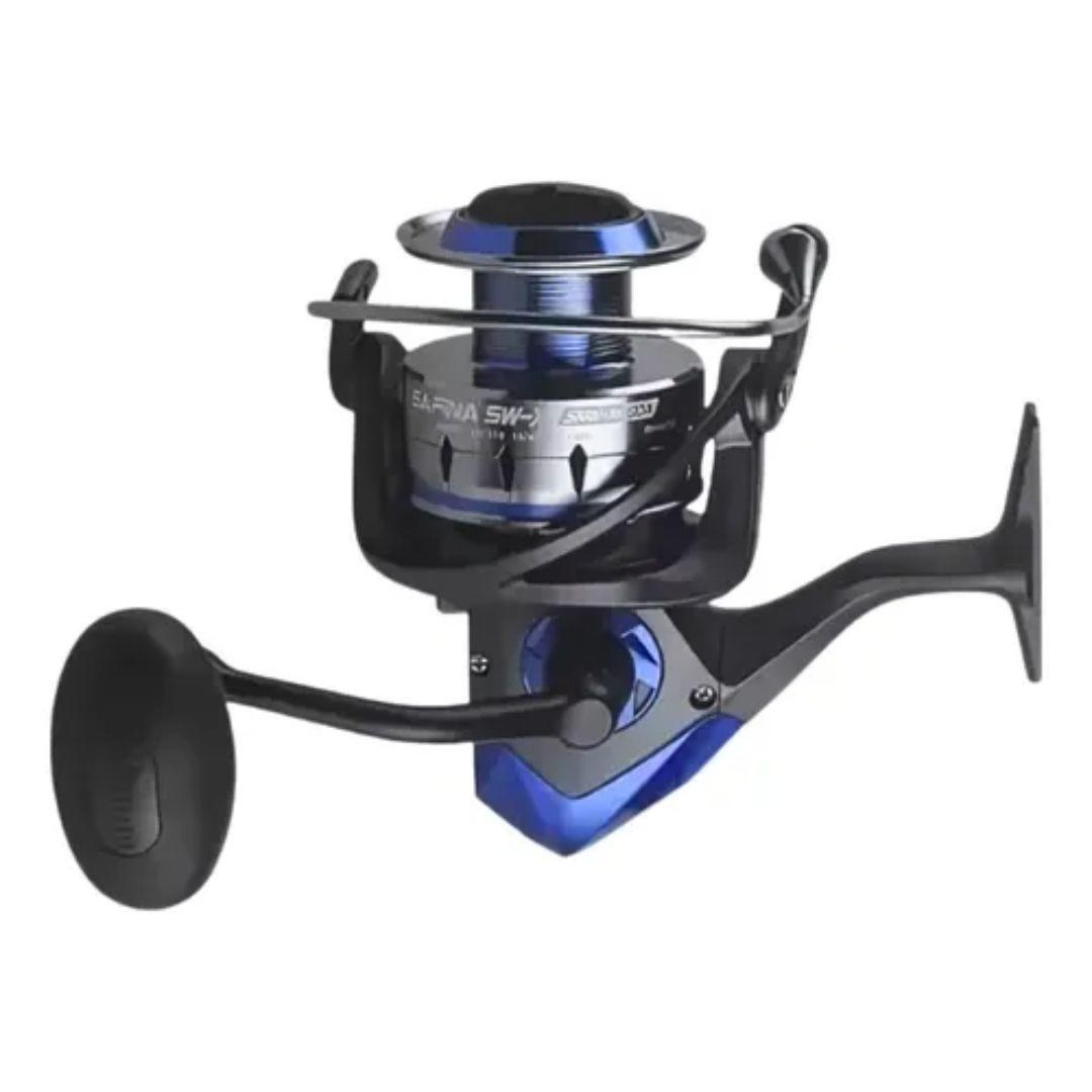Molinete Okuma Safina SW-X 14.000A 5Rol. Drag 16,0kg 4.8:1 — Ideal para Tilápia e Traíra | Original com Garantia