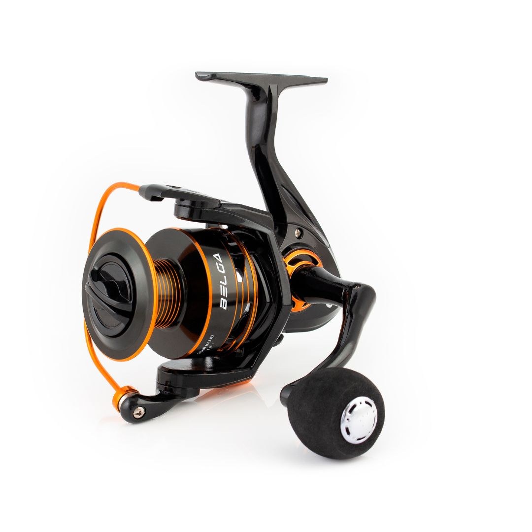 Molinete Albatroz Belga 30 - Black — Ideal para Tilápia e Traíra | Original com Garantia