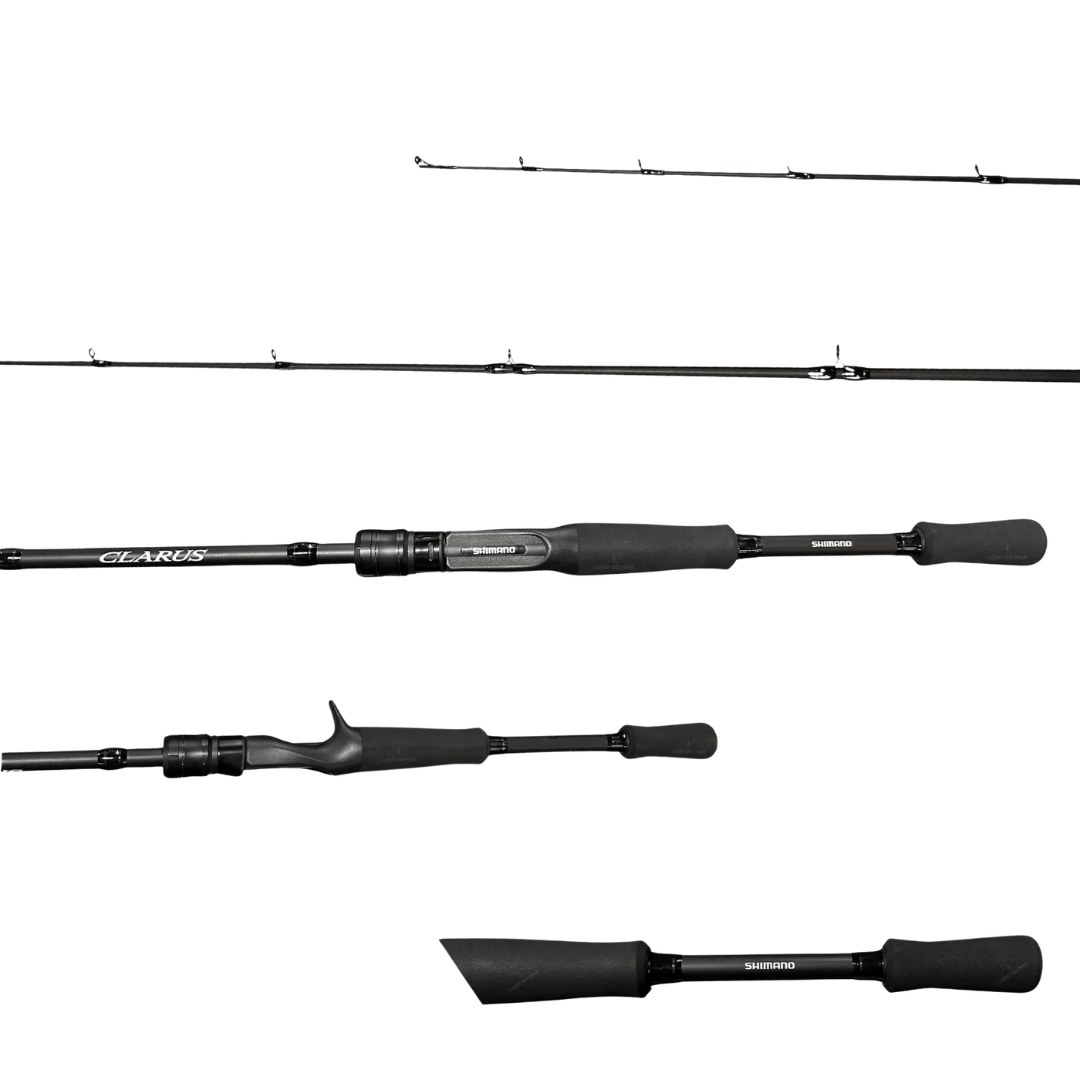 Vara Shimano Clarus P/ Carretilha 6'0" 1,83m 14lbs (Inteiriça) — Original com Garantia | Frete Grátis Brasil