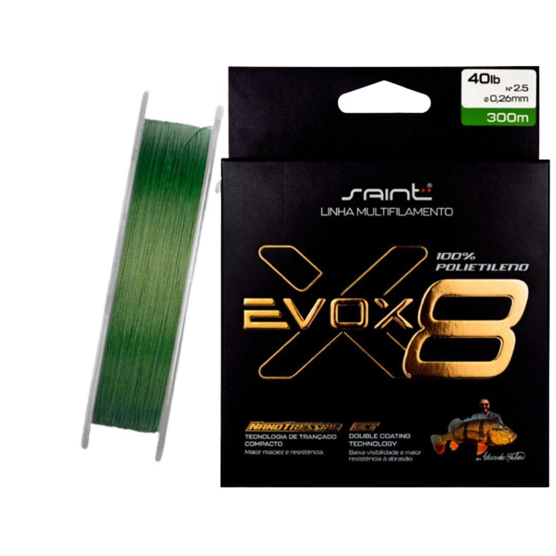 Linha Multi Saint Evox 8X 300mts — Ideal para Tucunaré e Traíra | Original com Garantia